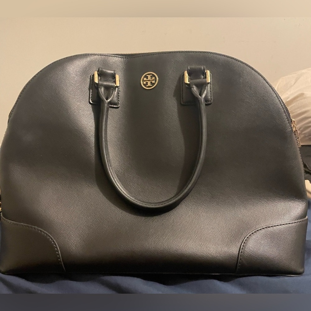 Tory Burch Black Satchel large Bag